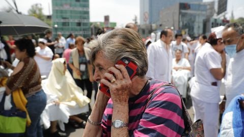Imagen del terremoto en Ciudad de M&eacute;xico.