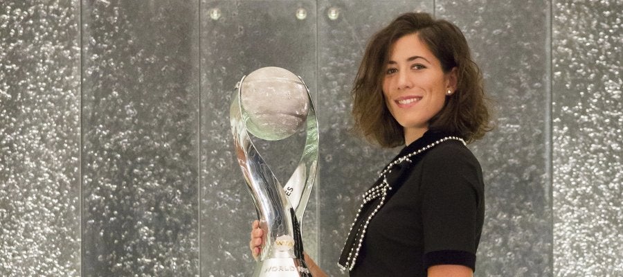 Garbiñe Muguruza es coronada como la número uno del tenis mundial Garbiñe Muguruza es coronada como la número uno del tenis mundial