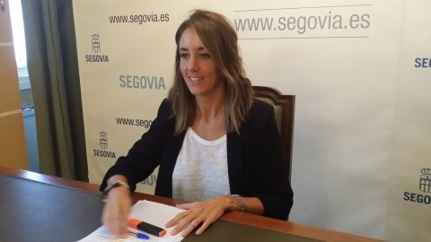 Raquel Fern&aacute;ndez, portavoz del PP en el Ayuntamiento de Segovia
