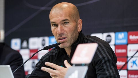 Zidane en rueda de prensa