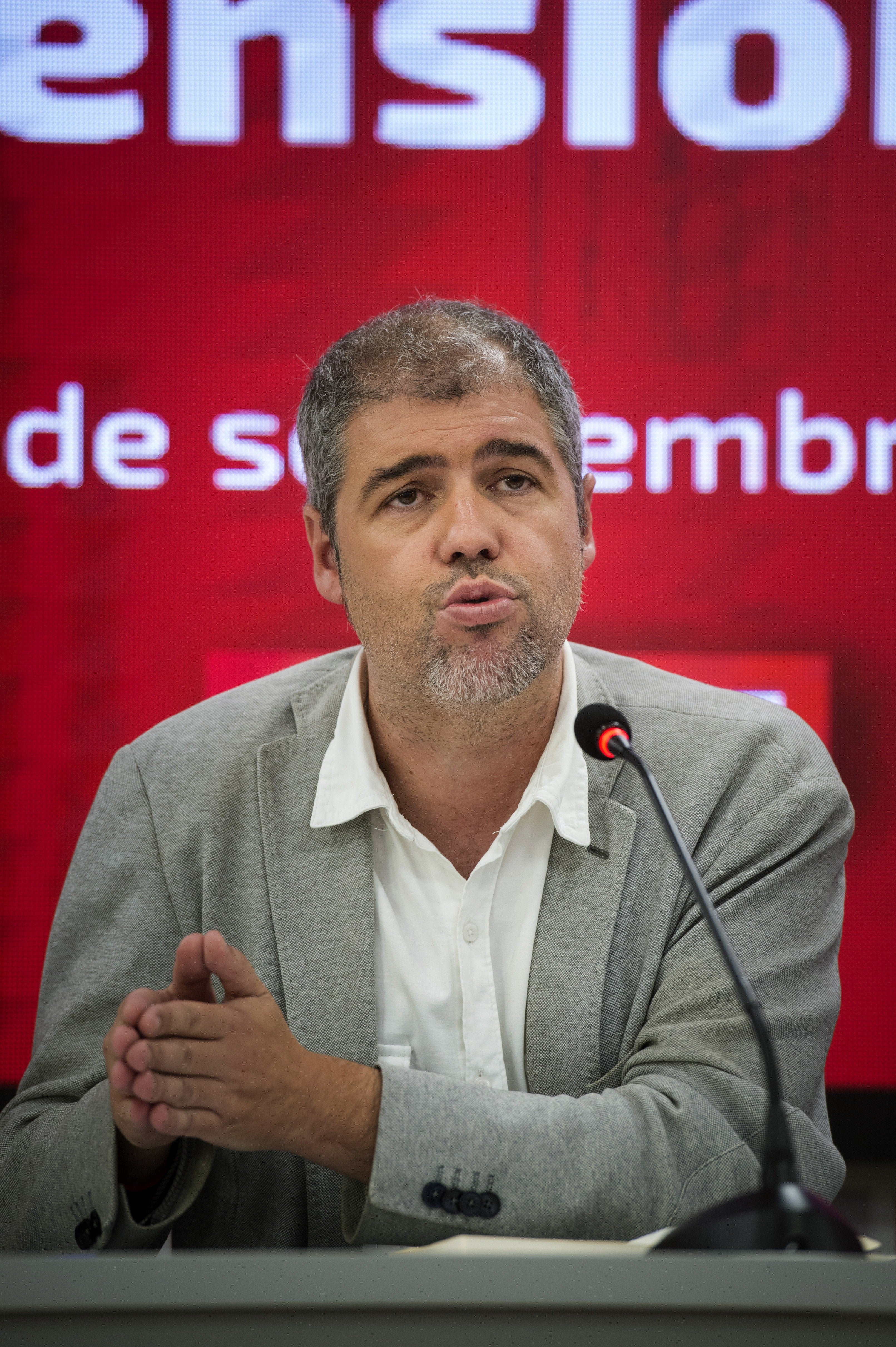 Unai Sordo advierte de una "movilización creciente" si no se reparte la riqueza Unai Sordo advierte de una "movilización creciente" si no se reparte la riqueza