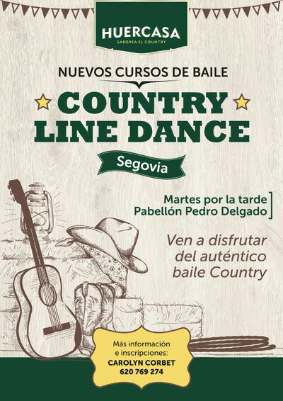 Huercasa organiza cursos de baile Country Line Dance en Segovia Huercasa organiza cursos de baile Country Line Dance en Segovia