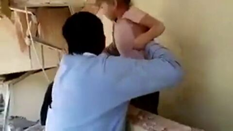 Momento del rescate de los ni&ntilde;os de un colegio en M&eacute;xico