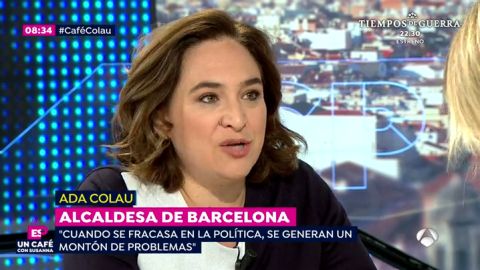 Ada Colau: "Siempre estamos a tiempo de dialogar y de llegar a una mesa de negociaci&oacute;n pol&iacute;tica antes del choque de trenes del 1-O"