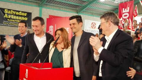 Mitin de Susana D&iacute;az en Elche en abril de 2017