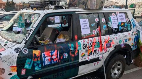 Coche de la Guardia Civil en Manresa