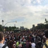 Los estudiantes universitarios se movilizan en Barcelona a favor del referéndum del 1-O