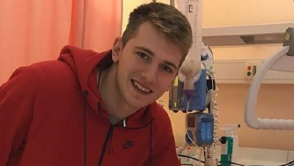 Luka Doncic en el hospital