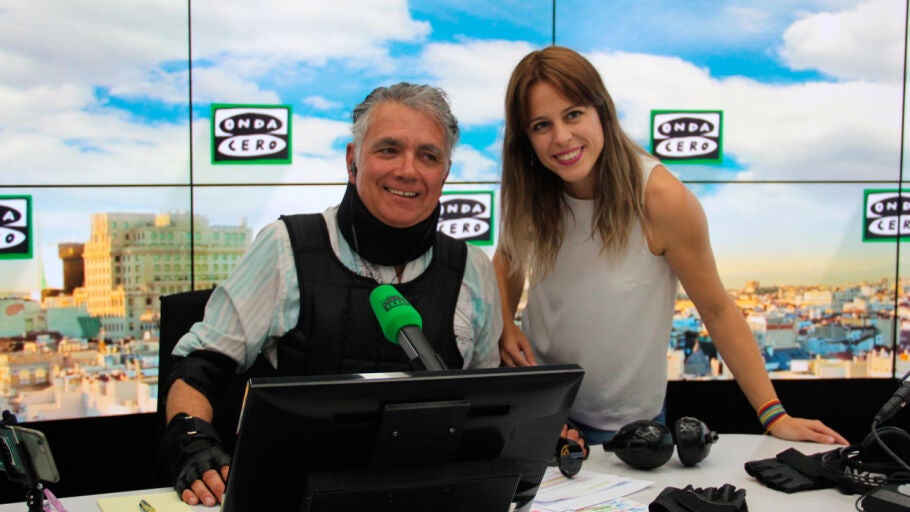 Marta Checa durante una entrevista con Juan Ram&oacute;n Lucas