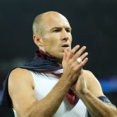 Robben, cariacontecido tras la derrota del Bayern de Múnich