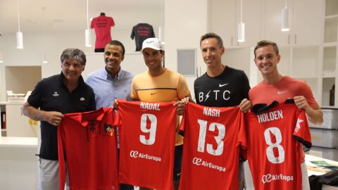 Toni Nadal, Molango, Nadal, Nash y Holden