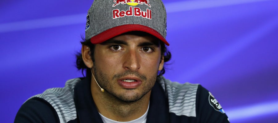 Carlos Sainz en rueda de prensa Carlos Sainz en rueda de prensa
