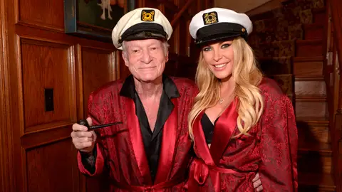 Hugh Hefner y Crystal Hefner Hugh Hefner y Crystal Hefner