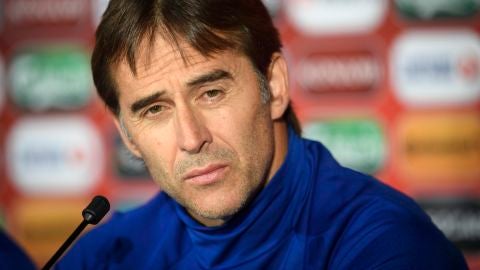 Lopetegui en rueda de prensa