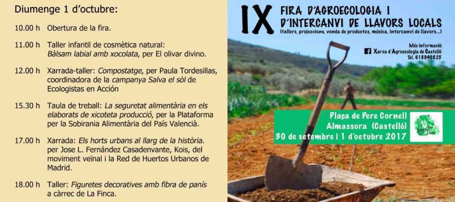 La feria incluye documentales, talleres prácticos, intercambio de semillas y exposiciones La feria incluye documentales, talleres prácticos, intercambio de semillas y exposiciones