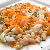 Karlos Arguiñano en tu cocina: Ensalada de pochas y bacalao