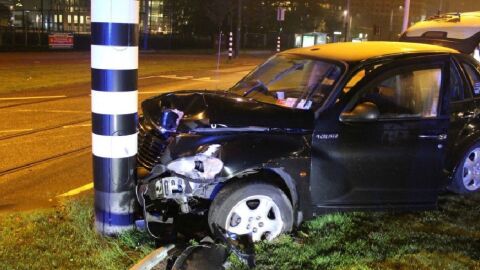 As&iacute; qued&oacute; el coche en el que viajaba el Kun Ag&uuml;ero