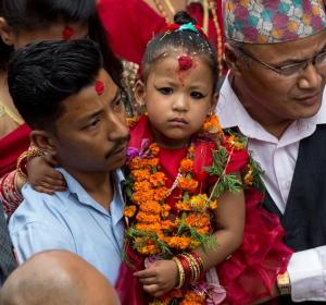 La nueva diosa viviente Kumari Trishna Shakya La nueva diosa viviente Kumari Trishna Shakya