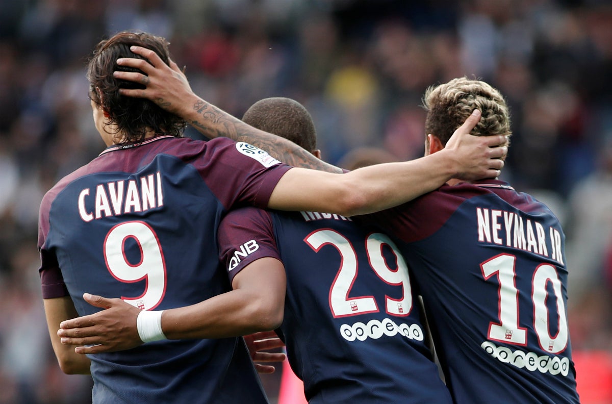 Neymar, Cavani y Mbappé devoran al Girondins en la goleada del PSG Neymar, Cavani y Mbappé devoran al Girondins en la goleada del PSG