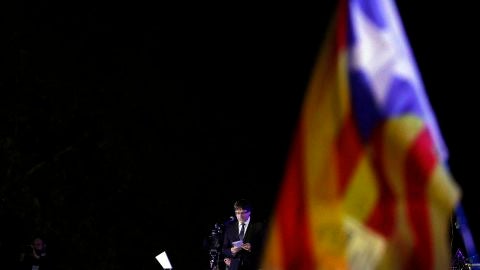 El presidente de la Generalitat, Carles Puigdemont