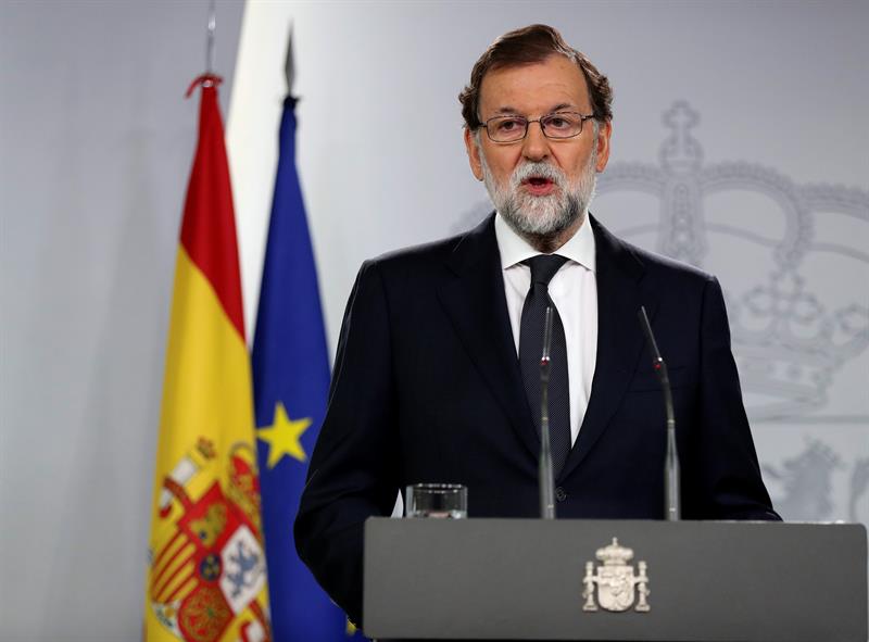 Rajoy seguirá en Moncloa el 1-O en contacto con el Rey, Pedro Sánchez y Albert Rivera Rajoy seguirá en Moncloa el 1-O en contacto con el Rey, Pedro Sánchez y Albert Rivera