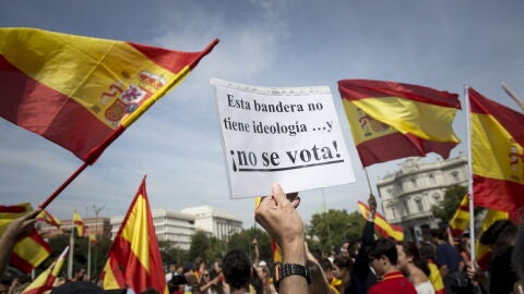 Manifestaci&oacute;n en Madrid contra el refer&eacute;ndum del 1-O en Catalu&ntilde;a