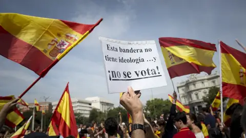 Manifestación en Madrid contra el referéndum del 1-O en Cataluña Manifestación en Madrid contra el referéndum del 1-O en Cataluña