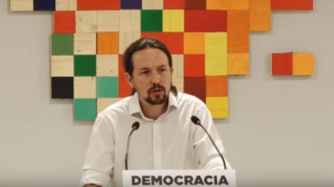 El l&iacute;der de Podemos, Pablo Iglesias