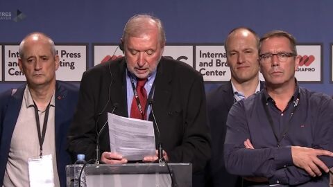 Algunos de los supervisores, en la comparecencia