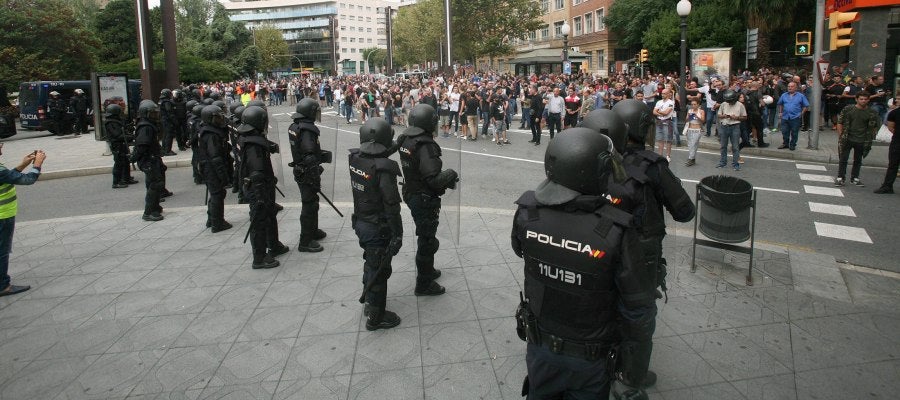 Policía durante el referéndum del 1-O Policía durante el referéndum del 1-O