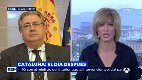 Juan Ignacio Zoido, en una entrevista en Espejo P&uacute;blico