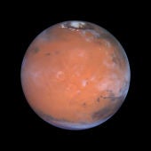 Marte, el Planeta Rojo, visto por el telescopio espacial Hubble 