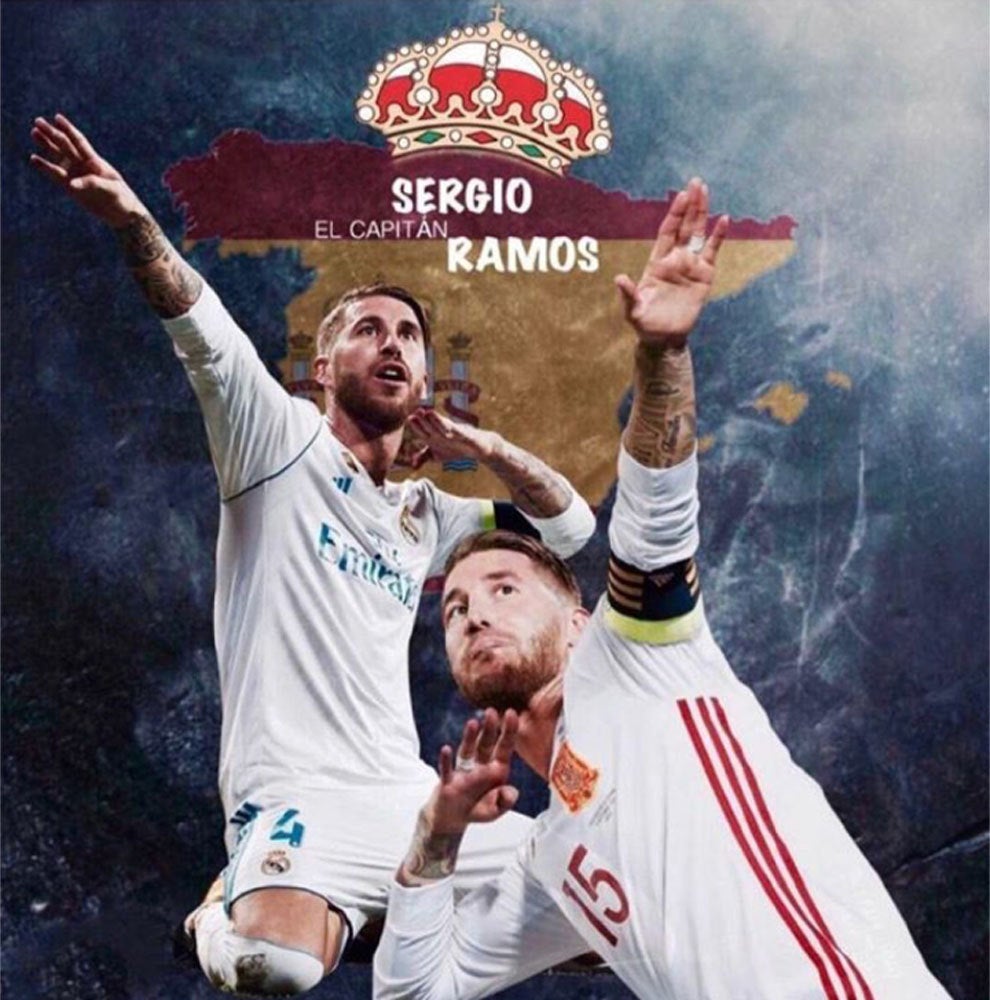 Sergio Ramos presume de España en plena polémica con Piqué y la Selección Sergio Ramos presume de España en plena polémica con Piqué y la Selección
