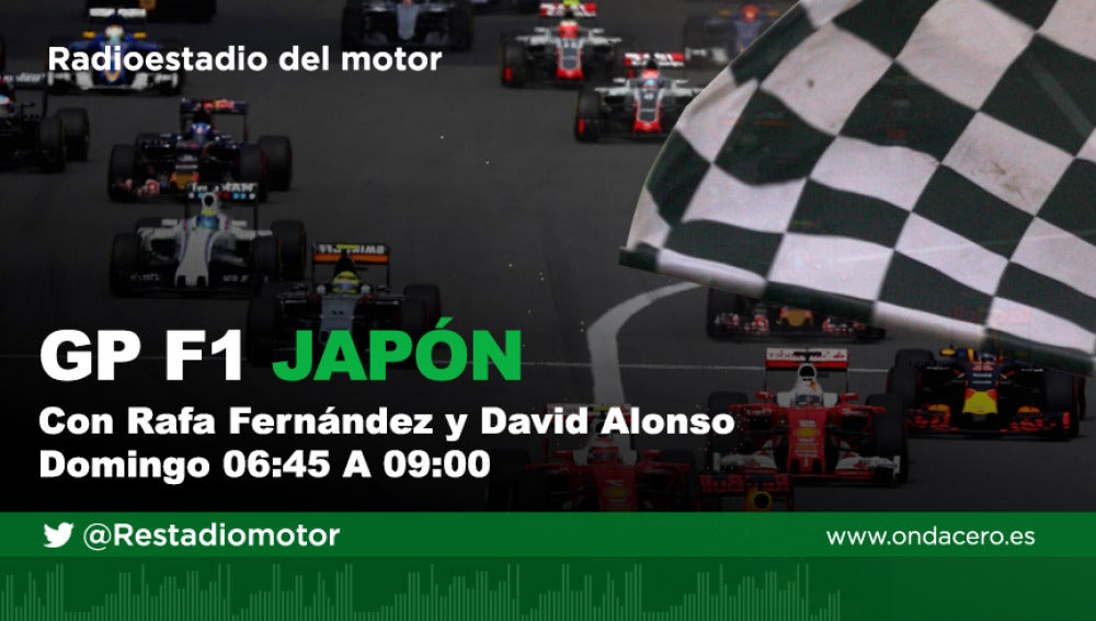 El GP de Japón de Fórmula 1 se corre en Radioestadio del Motor