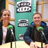 Laura Delgado y Miguel Yugueros de San Juan de Dios en Onda Cero León. 