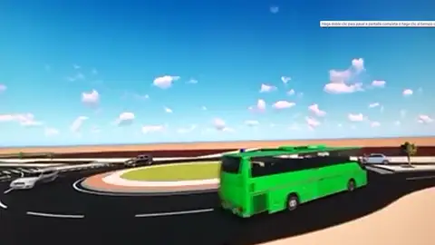 Simulación de la rotonda que se va a construir junto al Hospital del Vinalopó de Elche Simulación de la rotonda que se va a construir junto al Hospital del Vinalopó de Elche