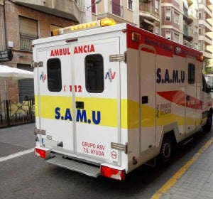 Ambulancia del SAMU. Ambulancia del SAMU.