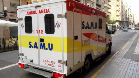 Ambulancia del SAMU.