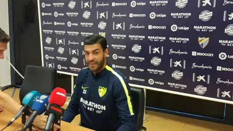 Miguel Torres, defensa del Málaga CF Miguel Torres, defensa del Málaga CF