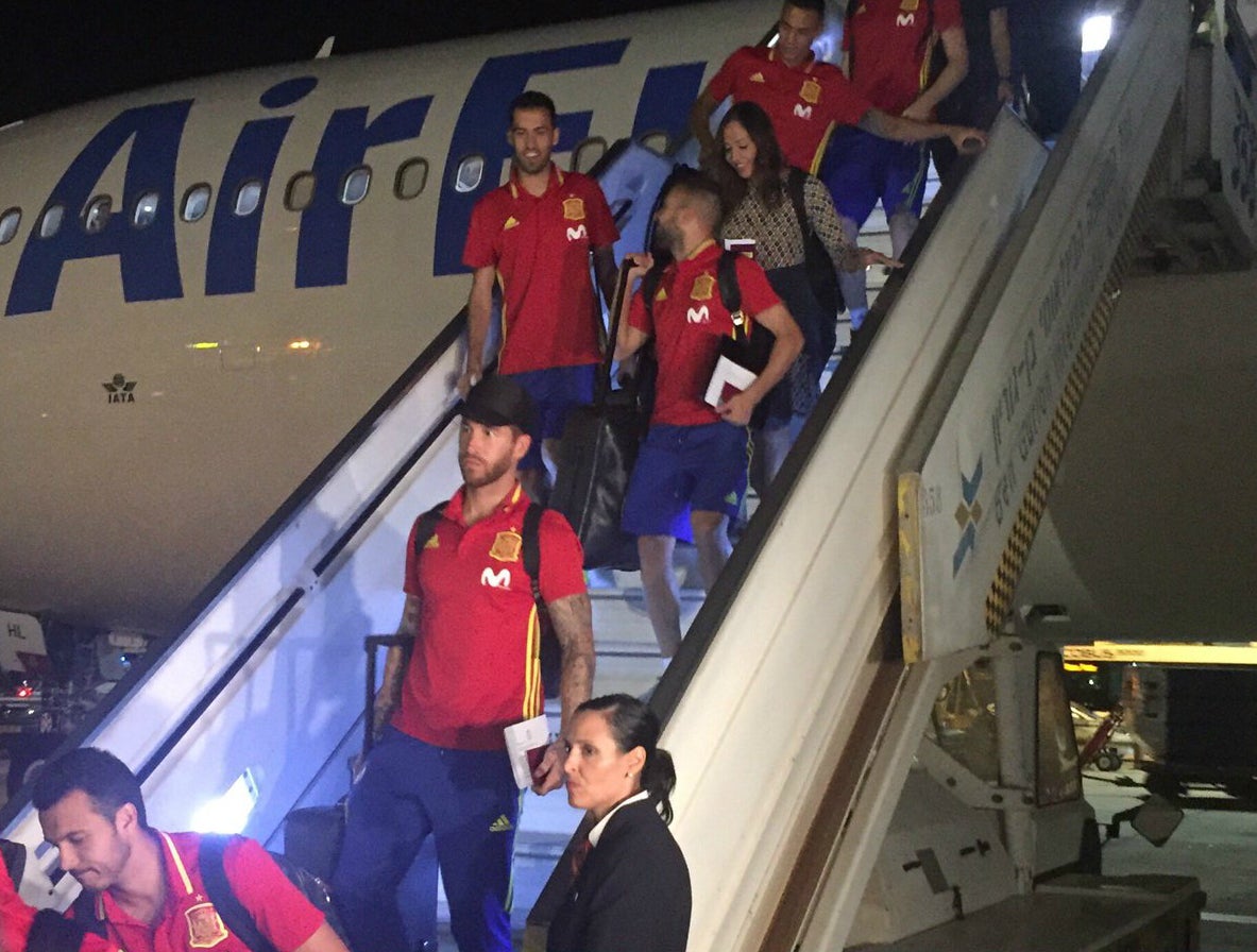 La Selección aterriza en Israel para afrontar el último partido de clasificación para el Mundial La Selección aterriza en Israel para afrontar el último partido de clasificación para el Mundial
