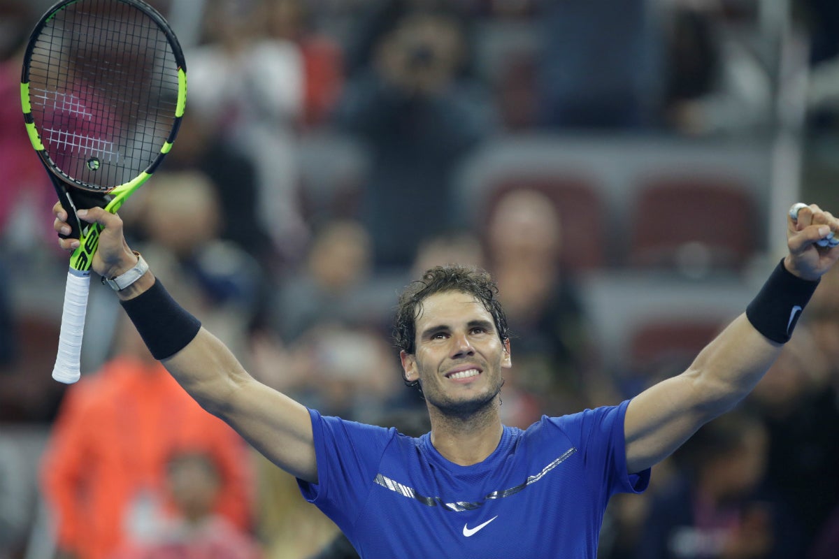 Rafa Nadal vence a Dimitrov y alcanza la final del Abierto de China Rafa Nadal vence a Dimitrov y alcanza la final del Abierto de China