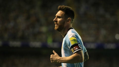 Messi, con Argentina