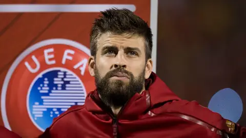 Piqué, con España Piqué, con España