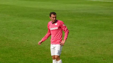 El futbolista Daniel Cancela El futbolista Daniel Cancela