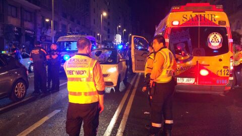 Atropello en la Gran V&iacute;a