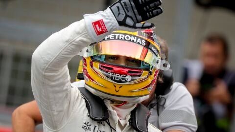 Lewis Hamilton en Suzuka