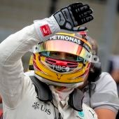 Lewis Hamilton en Suzuka