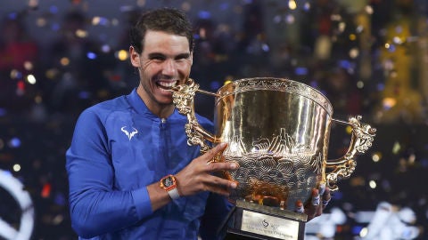 Rafa Nadal muerte el trofeo de Pek&iacute;n