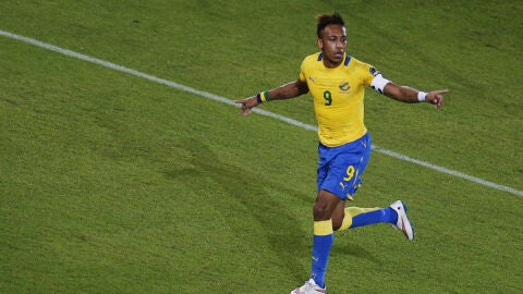Aubameyang, con Gab&oacute;n