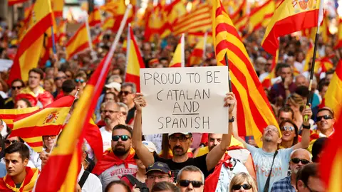 'Orgulloso de ser catalán y español' 'Orgulloso de ser catalán y español'